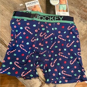 Jockey Festive Candy Cane Boxer Briefs…6 pair. Both festive and non festive